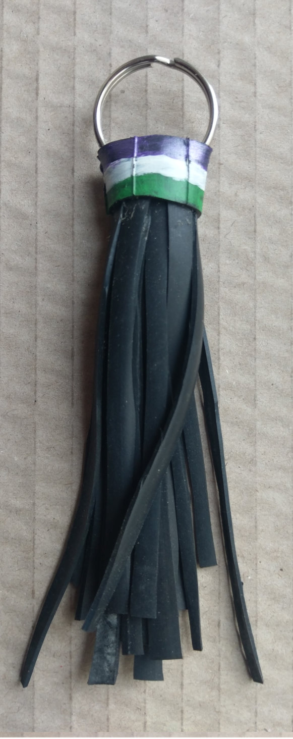 Genderqueer Mini-Flogger (Bild für) Genderqueer Mini-Flogger