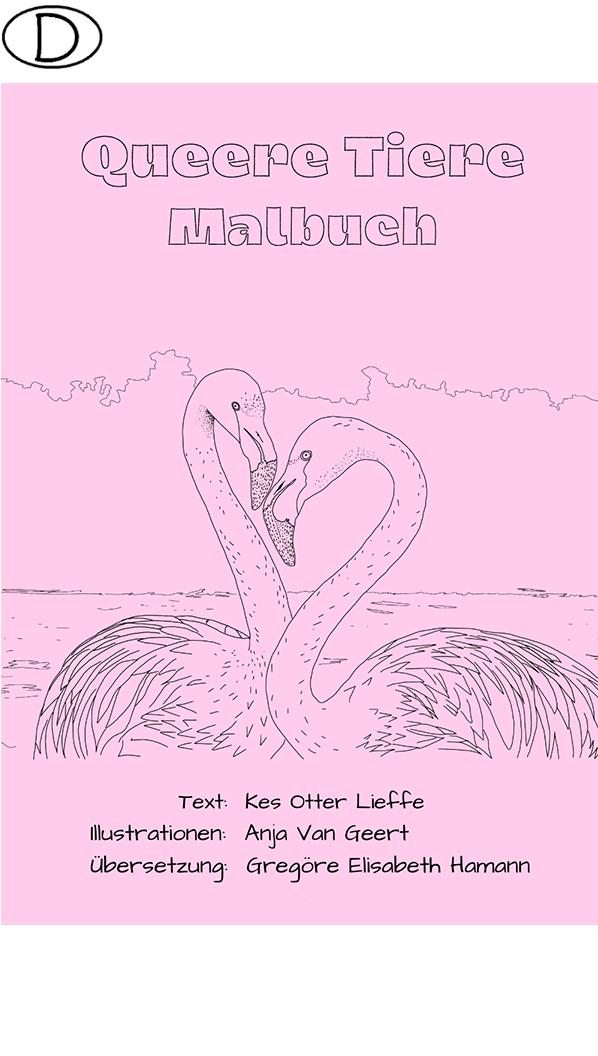 Queere Tiere Malbuch (Bild für) Queere Tiere Malbuch